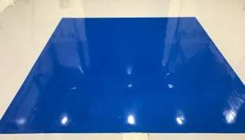 installation work carried out by flooring specialists to incorporate polymer screeds into a flooring system for a more hygienic environment